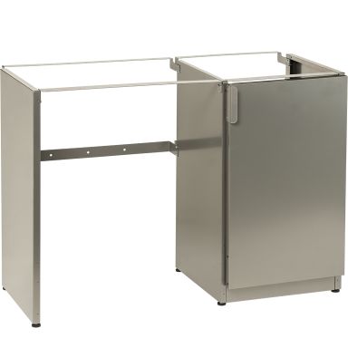 Nimo TB 1200 HTUT Vaskebenk titan, høyre