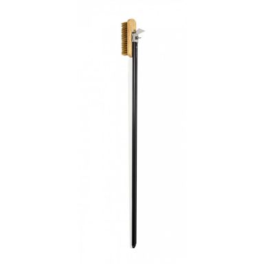 Omberg OMB-K00230 Borste med skrapa, för pizzaugn, 120 cm skaft