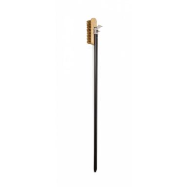 Omberg OMB-K00220 Borste med skrapa, för pizzaugn, 100 cm skaft