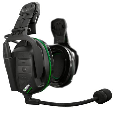 Sordin 88520-04-G-S Hörselkåpa med hjälmfäste och Bluetooth