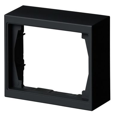 ABB 1721S100-885 Förhöjningsram 1-fack, 100 x 40 mm, svart