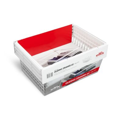 Elfa 166210 Trådback vit, 4-pack