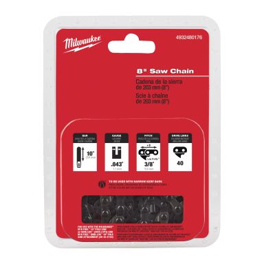 Milwaukee 4932480176 Sågskedja 8&quot/20 cm