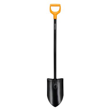 Fiskars Solid 1067517 Spade Ekstra stort blad, sort