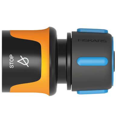 Fiskars 1027080 Snabbkoppling 1/2-5/8", Ø13-15 mm, inbyggt vattenstopp