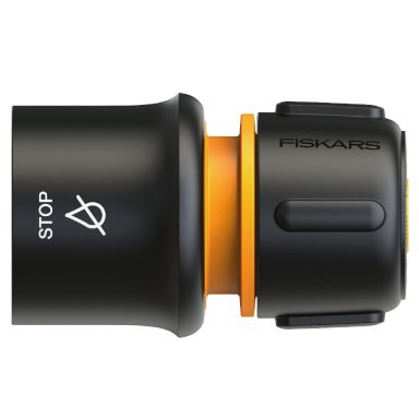 Fiskars 1027083 Pikaliitin 1/2–5/8", Ø13–15 mm, vedenkatkaisuventtiilillä
