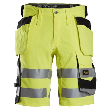 Snickers Workwear 6135 Työshortsit huomioväri, keltainen
