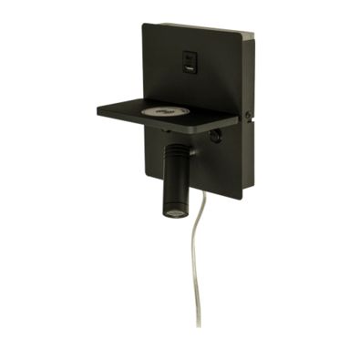 Aneta Lighting Astor 10213-15 Seinävalaisin 2,2/3,7 W, USB-A + USB-C