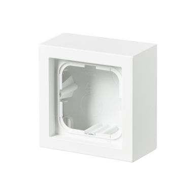 ABB 1721A-884 Forhøyelsesramme 1-rom, 85 x 41 mm, hvit