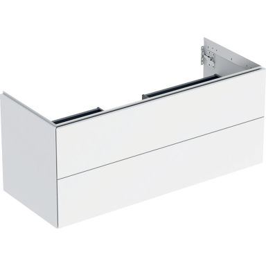 Geberit ONE 505.265.00.2 Allaskaappi 120 x 47 cm, 2 laatikkoa, valkoinen