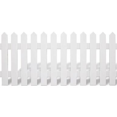 Jabo Smögen 3416 Staket 180x80 cm, vit, träskyddsbehandlad gran