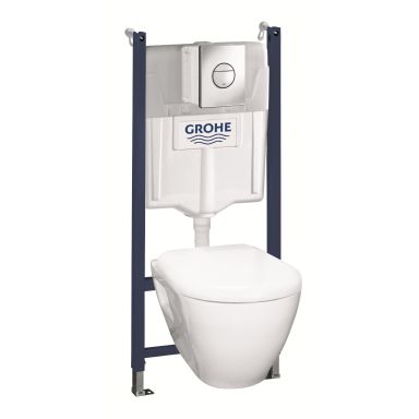 Grohe Solido Compact WC-fixture krom, 4-i-1
