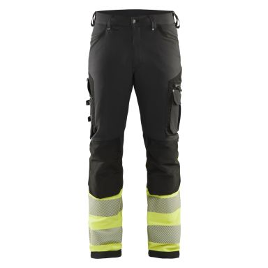 Blåkläder 119316429933C44 Työhousut huomiovärilliset, musta/keltainen