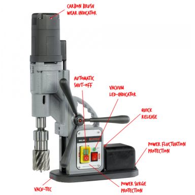 Euroboor VAC.50S+ Vacuumborrmaskin