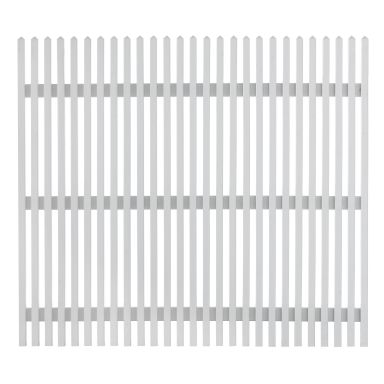 Jabo Linnea 3672 Staket 179x159 cm, vit, träskyddsbehandlad gran