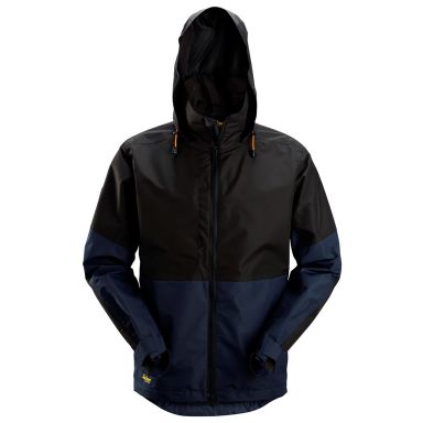 Snickers Workwear 1304-9504 AllroundWork Kuoritakki vedenpitävä, tummansininen/musta
