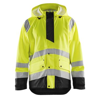 Blåkläder 432320003399XS Sadetakki huomioväri, keltainen/musta