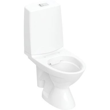 IDO Glow 63 WC-istuin ilman istuinkantta, ilman kiinnitysreikiä, iso jalka