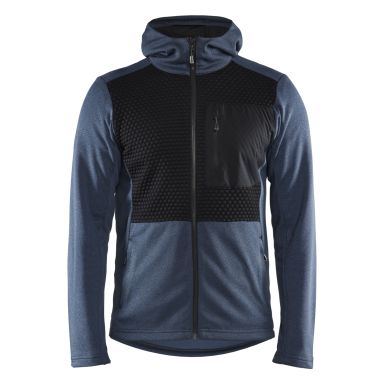Blåkläder 354025338299XS Hettejakke blåmelert