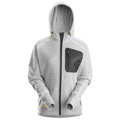 Snickers Workwear 8047-0904 FlexiWork Hættetrøje Hvid/Sort