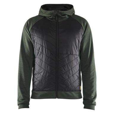 Blåkläder 346325334199XS Genser grønn/svart