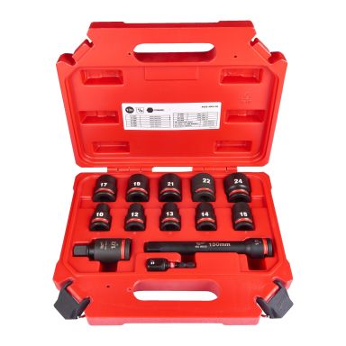 Milwaukee 4932480456 Krafthylssats 1/2&quot, 13 delar
