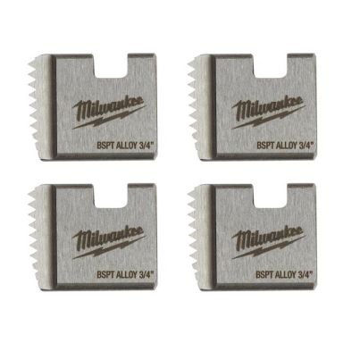Milwaukee 4932480228 Kierreleuat FPTD 3/4" BSPT Alloy, 4-osainen sarja
