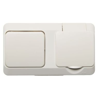 Schneider Electric Artic 239649070 Pistorasia 6/1-kytkin + pistorasia