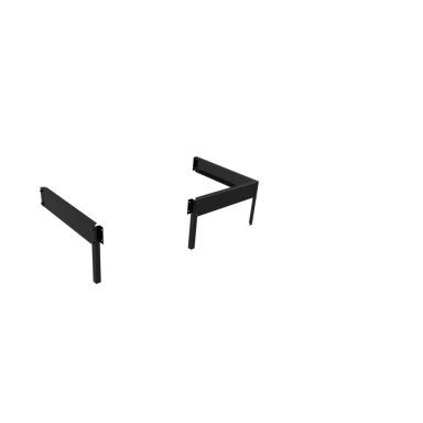 Halls F06446 Fundament 0,9 m², svart