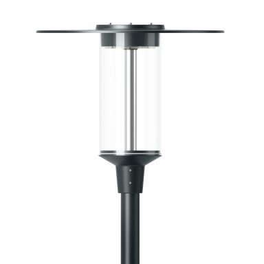 Airam Atlas Stolpearmatur 33 W, Svart/aluminium