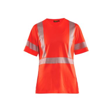 Blåkläder 333610135500XS T-paita huomioväri, punainen