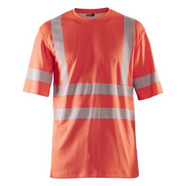 Blåkläder 352225375500XS T-paita huomioväri, punainen