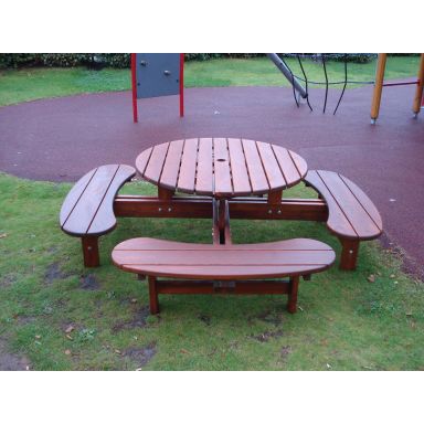Eden Wood Rondo EW 0929-6P Picknickbord barnmodell
