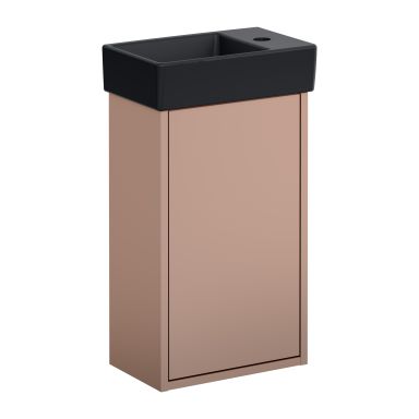 Gustavsberg Artic Small GB71ACVC34TL33L Servantmøbelpakke askgrå/svart, 36 cm, venstre