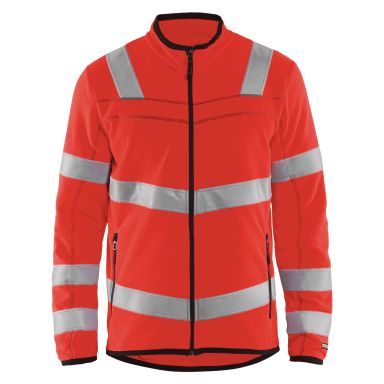 Blåkläder 4941101055004XL Fleecejacka varsel, röd