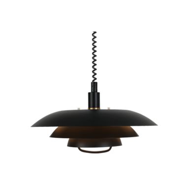 Aneta Lighting Epsilon 15208-15 Taklampa justerbar höjd, E27, svart