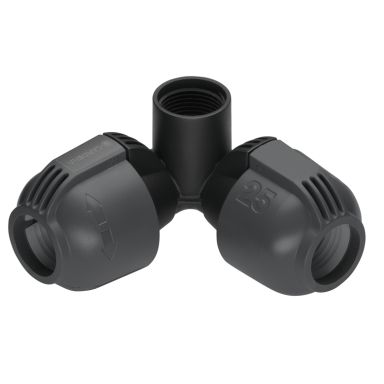 Gardena 2764-20 L-skjøte vinklet, 25 mm x 3/4&quot, inv. gjenge