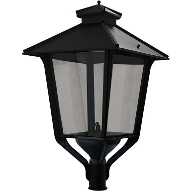 Westal Brahe stolpearmatur sort, LED, 780 x 450 mm