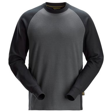Snickers Workwear 2840 Collegepaita harmaa/musta