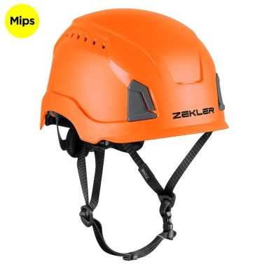 Zekler Zone Mips Orange Vernehjelm med 12 ventilasjonshull