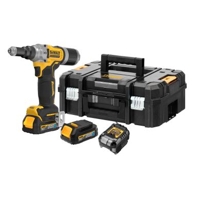 Dewalt DCF414E2GT-QW Blindnaglepistol med batteri og lader