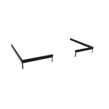 Halls F06449 Fundament 7,2 m², svart