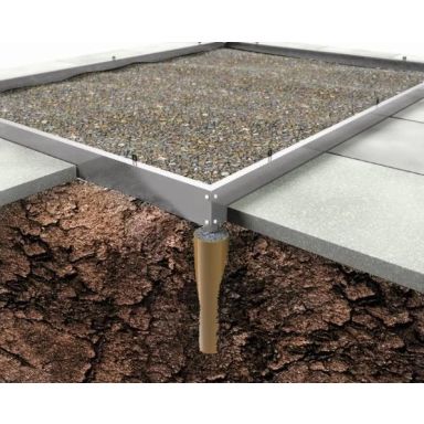 Halls SO1696 Fundament 6,2 m², aluminium