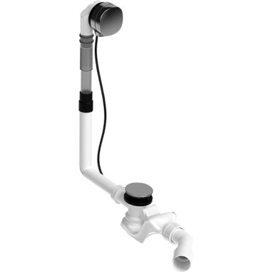 Duravit 792201000001000 Avløpssett med overløp, 280x80x450 mm