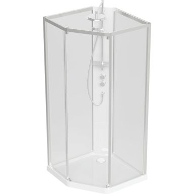 Contura Showerama Comfort Pentagonal Dusjkabinett komplett