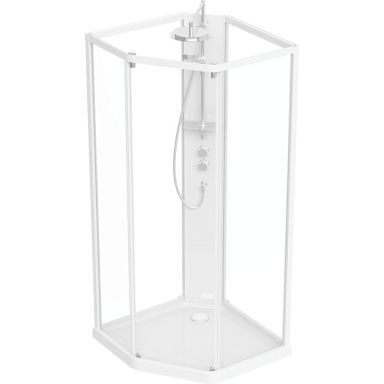 Contura Showerama Comfort Pentagonal Dusjkabinett komplett