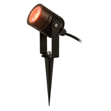 LightsOn Arcus 5109 Jordspotlys sort, 9 W, RGB