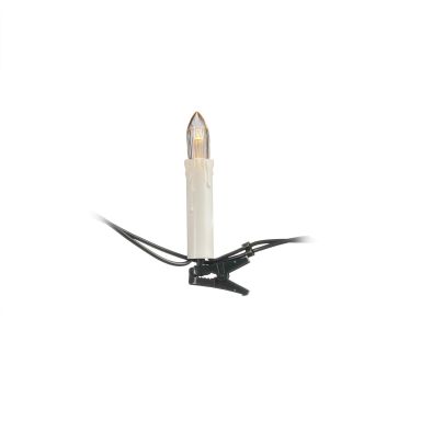 Konstsmide 2038-010 Julgransbelysning vit, grön kabel