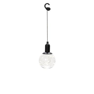 Konstsmide 3216-700 Dekorationsboll svart, varmvit
