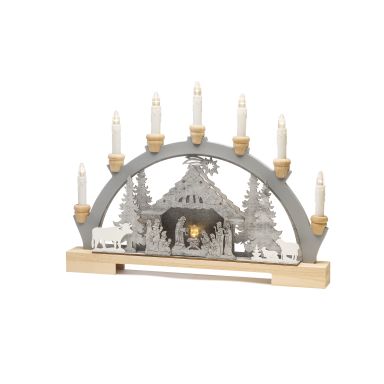 Konstsmide 3261-320 Adventsljusstake med motiv